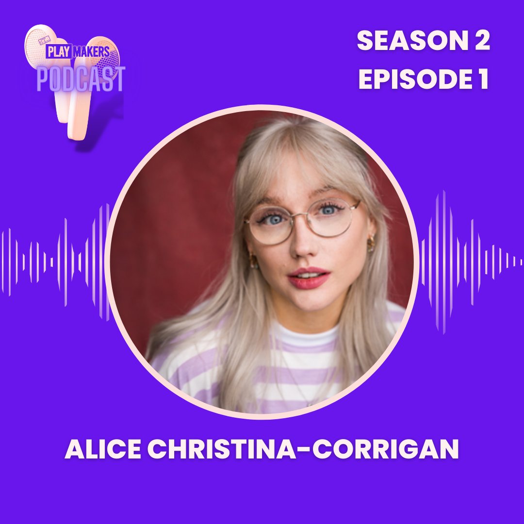 🎧PlayMakers Podcast is back! Kicking off Season 2, @aliceccorrigan talks to @karlamsweet about her journey through the industry and the importance of audio description. Her show FADE with @CreativeACWays is on at @LeedsPlayhouse. 🔗 Listen/watch now >>> i.mtr.cool/tvvcgwblgy