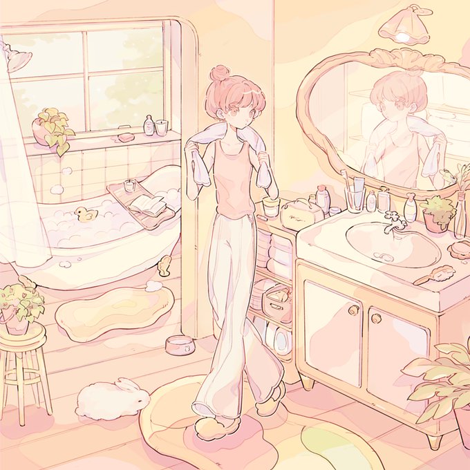 「浴槽 ソロ」のTwitter画像/イラスト(新着)