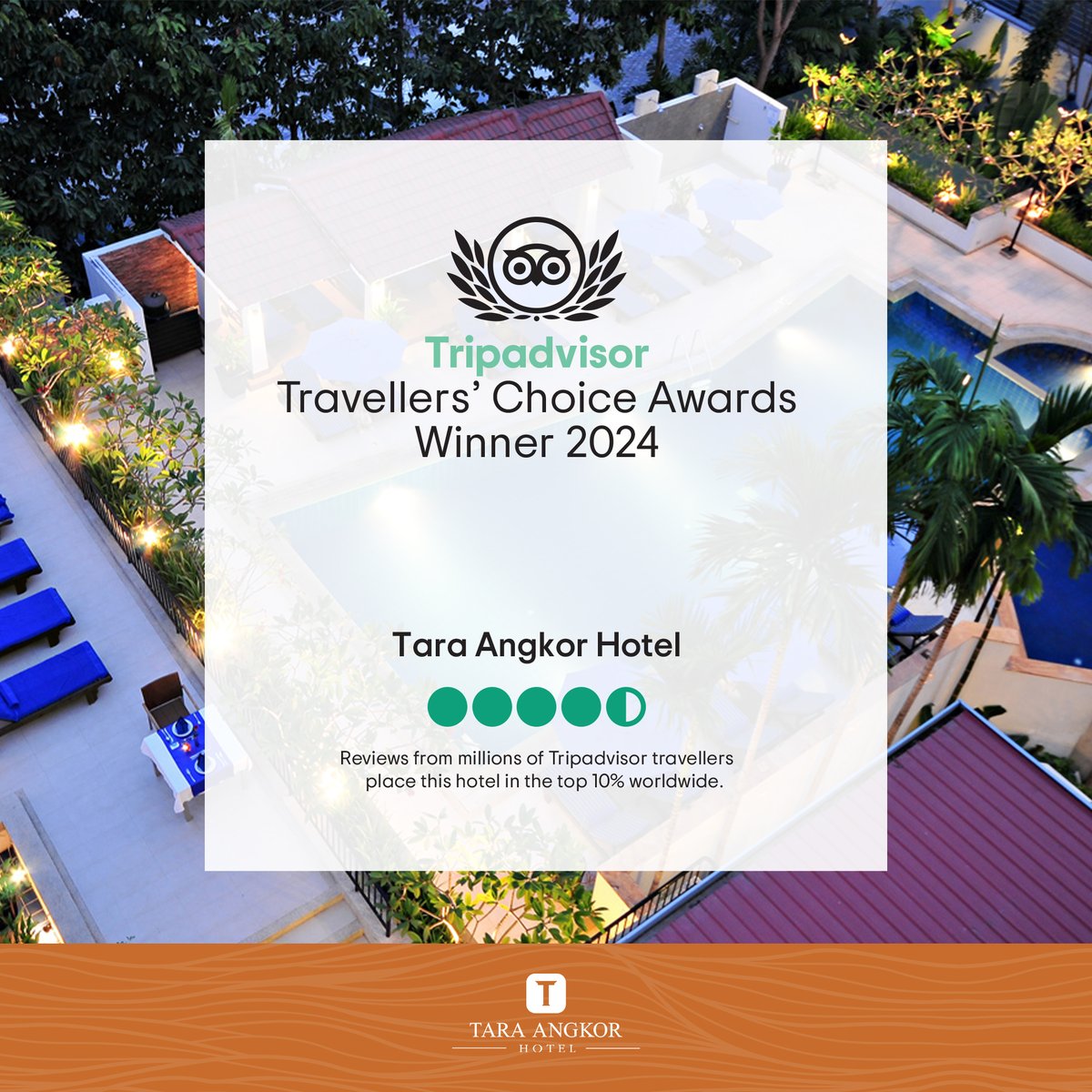 We are honored to receive a Travellers Choice award winner for 2024 by TripAdvisor! 📷
#tripadvisor
#travellerschoice
#angkorwat
#taraangkorhotel
#reconigtion