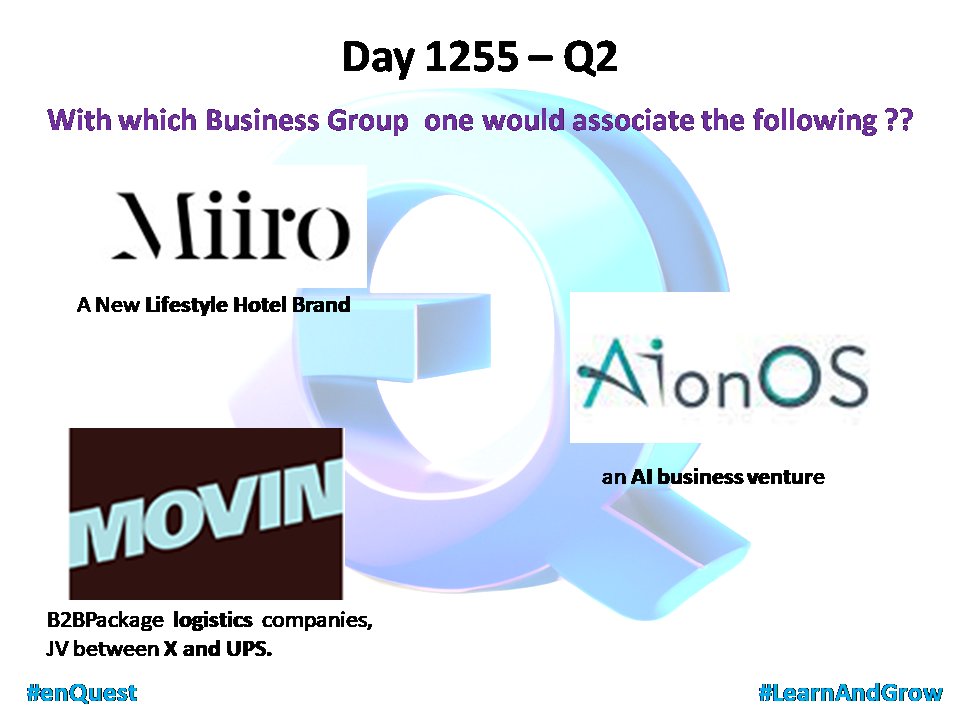 Day 1255 - Q2

#enQuest

#LearnAndGrow