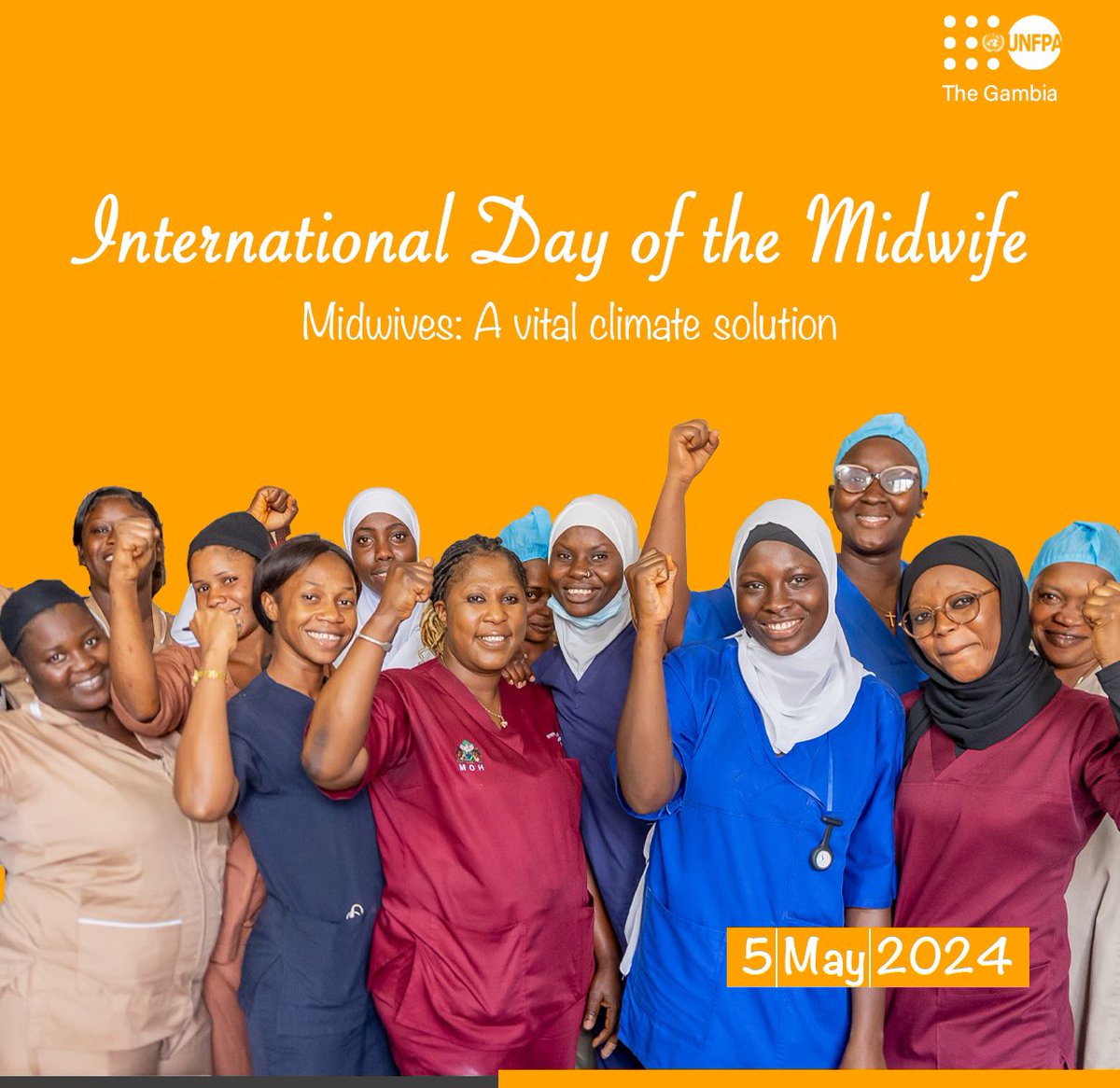 International Day of the Midwife is coming🎉 To every midwife, 🙏for being the backbone of maternal and newborn healthcare 🧡 #IDM2024