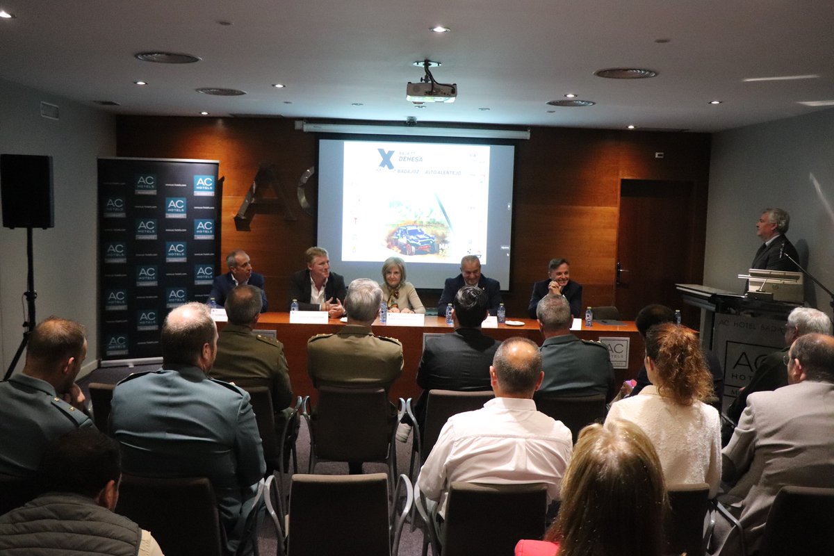 🏁 El alcalde, Ignacio Gragera, ha participado en la inauguración de la 8º Edición de la prueba #BajaTT Dehesa Extremadura, que se celebrará el próximo 2, 3 y 4 de mayo y recorrerá la ciudad de #Badajoz y #Elvas.