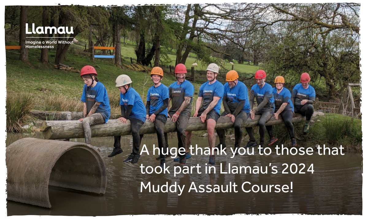 Well done to all of the fabulous teams that took on the Muddy Assault Course last Sunday!🏅You've all achieved something incredible, raising over £5000 to ending youth homelessness throughout Wales 🎉 What an amazing achievement from all of you everyday heroes!🏃