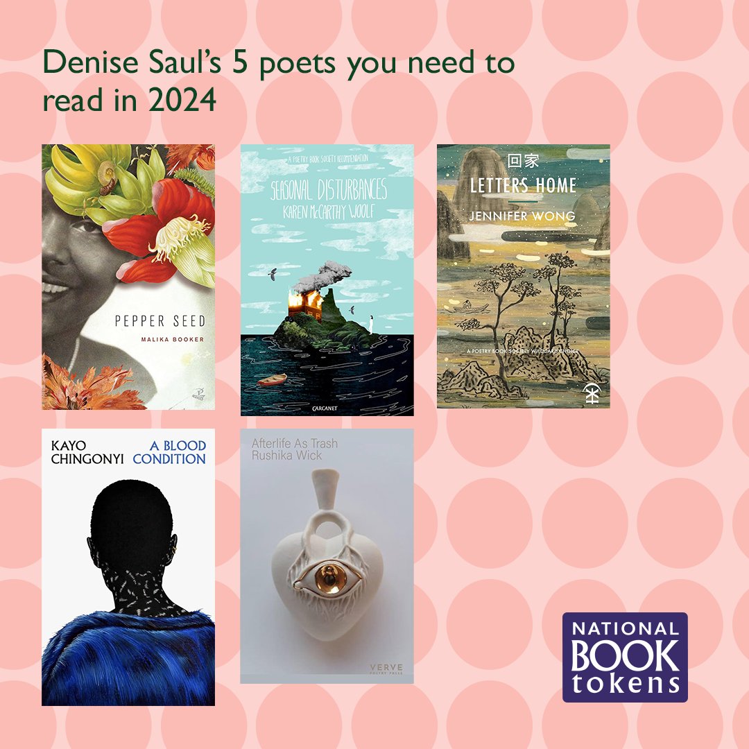 5 poets you need to read. @DeniseSaul, judge for the @jhalakprize and author of The Room Between Us, shares five collections by poets which should be at the top of your to-be-read pile in 2024. #jhalakprize24