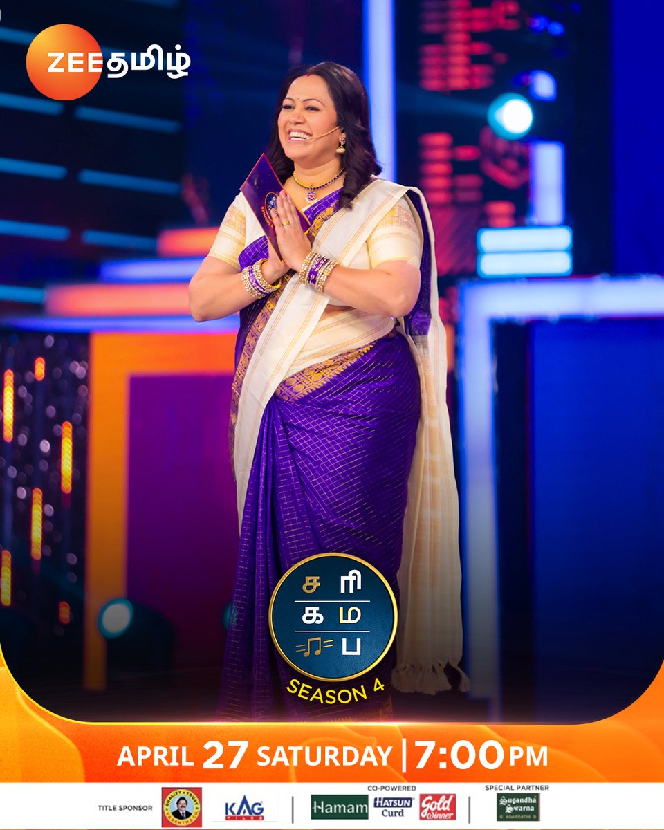 Kannumaniye Acchuma...!!!🤌❤️
Saregamapa Senior Season 4 | April 27 | Saturday and Sunday at 7pm

#SaregamapaSeniorsSeason4 #SaregamapaS4 #Archana #SaregamapaTamil #ZeeTamil