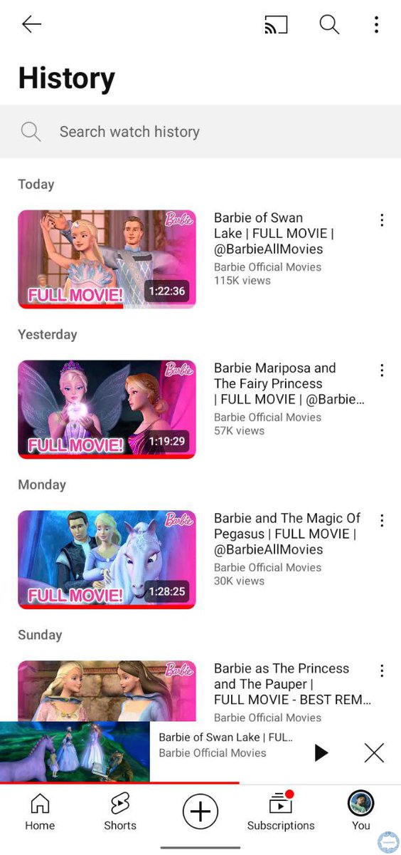 convomfs's tweet photo. 🤍 AKU SENENG BGTTT NEMU CHANNEL YUTUP BARBIE LAMA😭😭😭😭 https://t.co/O7dvIaKpfl
