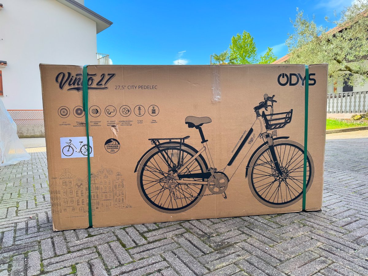 Nuovo arrivo by AOVO ! 
Proviamo la nuova e-bike A1 
Acquistalo qui : aovostore.com/product/aovo-a…
youtube.com/mikyancona 
#aovo #aovoa1 #bike #ebike #electricbike #bici #mikyancona #bicielectrica #urban #city #urbanbike #citybike #tech