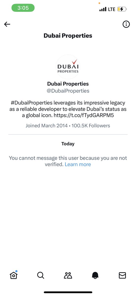 @DubaiProperties I can’t sent u a private message