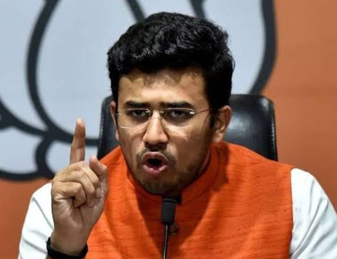 BREAKING NEWS 

Tejasvi Surya is booked in Jayanagar under section 123(3) for posting a video on Twitter to seek votes on religious divide.

This man must lose and shown his real place on 4th June.
#Election2024