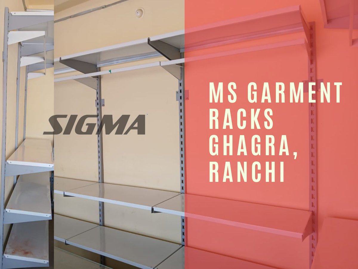 New #Installation!
Elevate your #retail space with @Sigmaracks' expertly installed Mild Steel #garmentracks in Ghagra, #Ranchi for seamless organization and #display.
See more... sigmadisplayracks.com/our-work/mild-…
 #mildsteelrack #retailstorefixtures #storedisplay #supermarketrack
#ซินเทจ