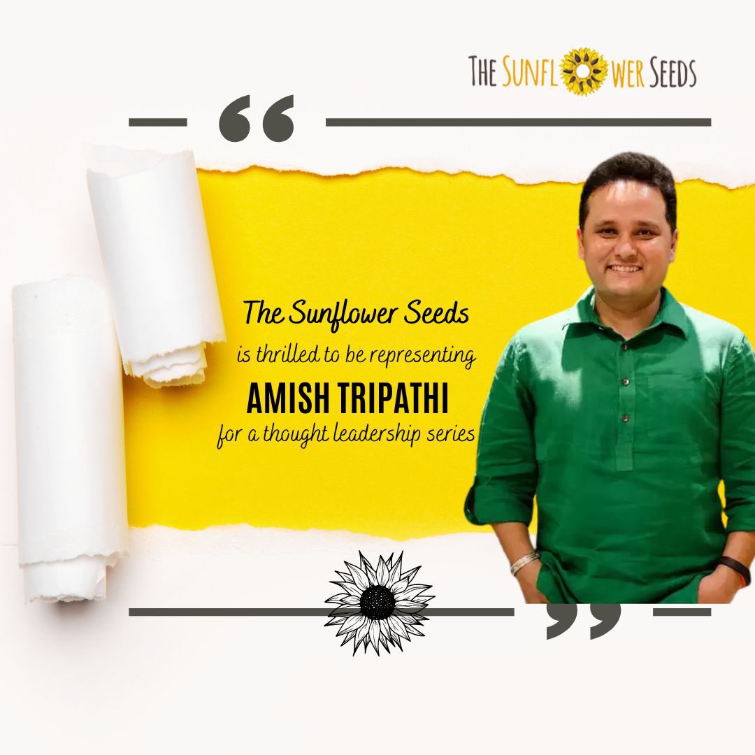 This day just became a dream! We will be representing bestselling Author, Broadcaster and Former Diplomat, Amish Tripathi for a curated thought leadership series🌻🌻

@authoramish 

#AmishTripathi #bestseller #thoughtleadership