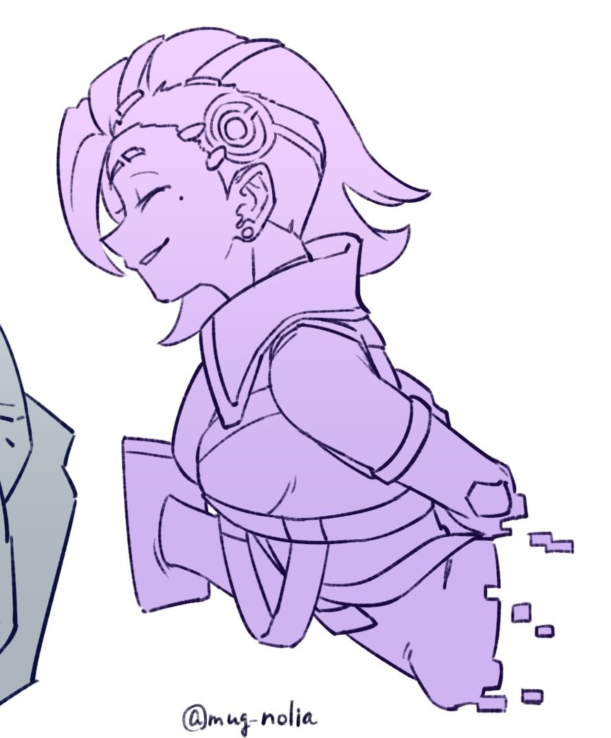 ソンブラの見た目が好みでおばち始めたので実は結構描いてる