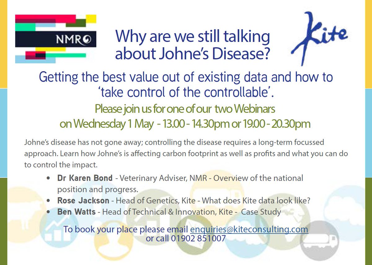 Spaces are booking fast for our 'Why are we still talking about Johne's disease' webinar. Book your place by emailing enquiries@kiteconsulting.com. You can listen to our recent podcast where we discussed Taking control of Johnes disease here - kite-consulting.simplecast.com/episodes/ep-201