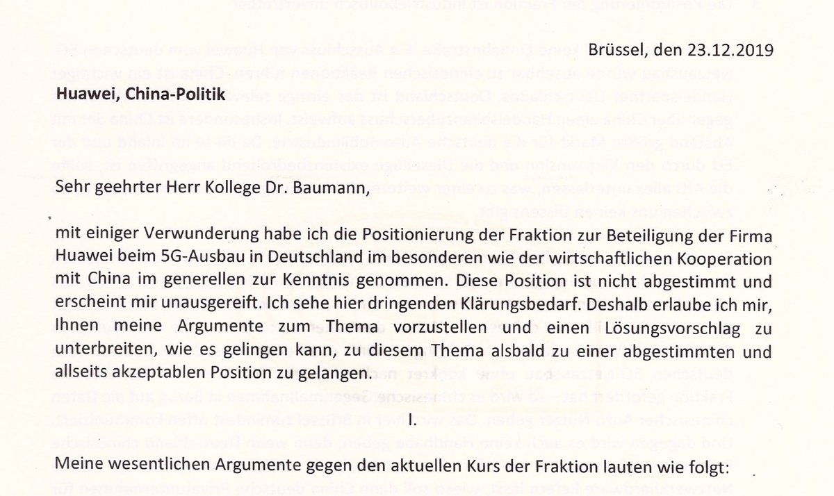 AfD-Spitzenkandidat Krah ließ sich im November 2019 auf Kosten von chinesischen Stadtverwaltungen und Huawei nach Peking einladen – und versuchte wenige Wochen später, die ablehnende Haltung der AfD-Bundestagsfraktion zur Beteiligung von Huawei am deutschen 5G-Ausbau zu…