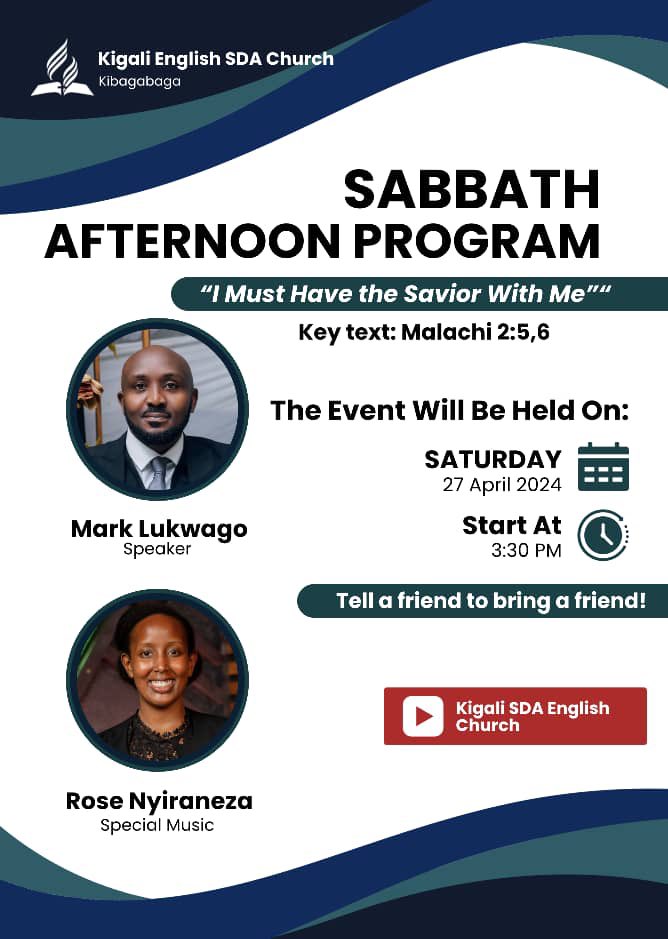 Join us this weekend for a range of inspiring programs! From vespers tonight at 6pm, to tomorrow's Morning Devotion at 8am, all the way through the divine service and afternoon program. Don't miss out on blessings - bring a friend to share God's word with us!
Happy Preparations🙏🏾