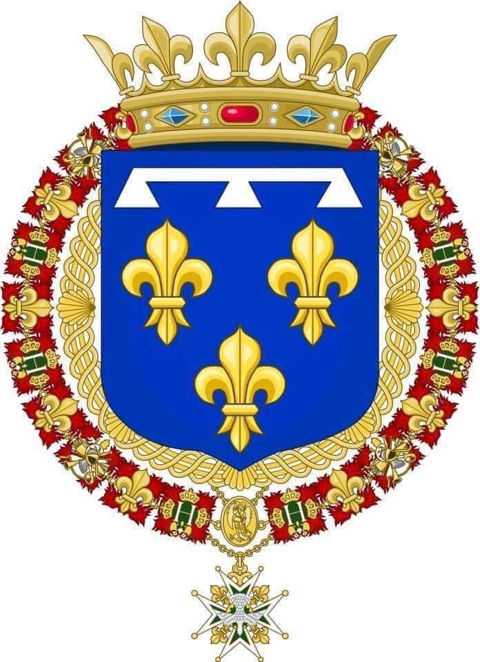 Le 26 avril 1840 ... il y a 184 ans, 
🇫🇷 ⚜️ 💒 Mariage de SAR le Prince Louis d’Orléans, Duc de Nemours, (lieutenant-Général de l’armée Royale sous la Restauration et membre de la Chambre des pairs) (1814-1896) avec SA la Princesse Victoire de Saxe-Cobourg-Kohary (1822-1857).