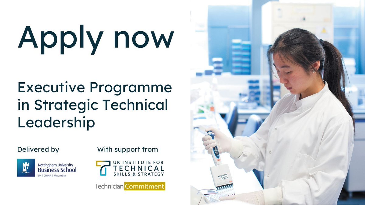 This is the last weekend to finalise your application for the Executive Programme in Strategic Technical Leadership. Deadline for applications and line manager statements is 23:59 Monday 29 April. #TechsWhoLead