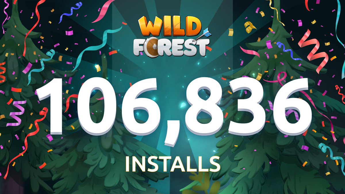 🚀100,000 installs — another incredible achievement you made possible! Very soon we will introduce a PC/Mac version available on Mavis Hub. So iOS players who couldn’t install the game due to testfilght limitations soon will play Wild Forest on PC. Thank you for love and…