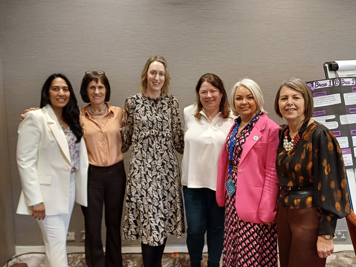 Some of today's incredible speakers at our #BRCA seminar with team @mariekeating. Privileged to listen to these incredible professionals hearing what is on the horizon for BRCA carriers.