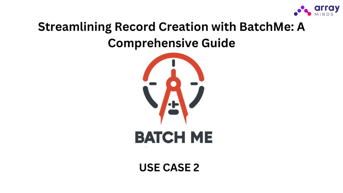 arrayminds's tweet photo. Download Batch Me from AppExchange:  https://t.co/s3joRfrTQo…Click to watch: https://t.co/KXDIpbUdWy 
#AppExchange #SalesforcePartner #Salesforce #Arrayminds #salesforcetutorial https://t.co/DzIJEIUN59