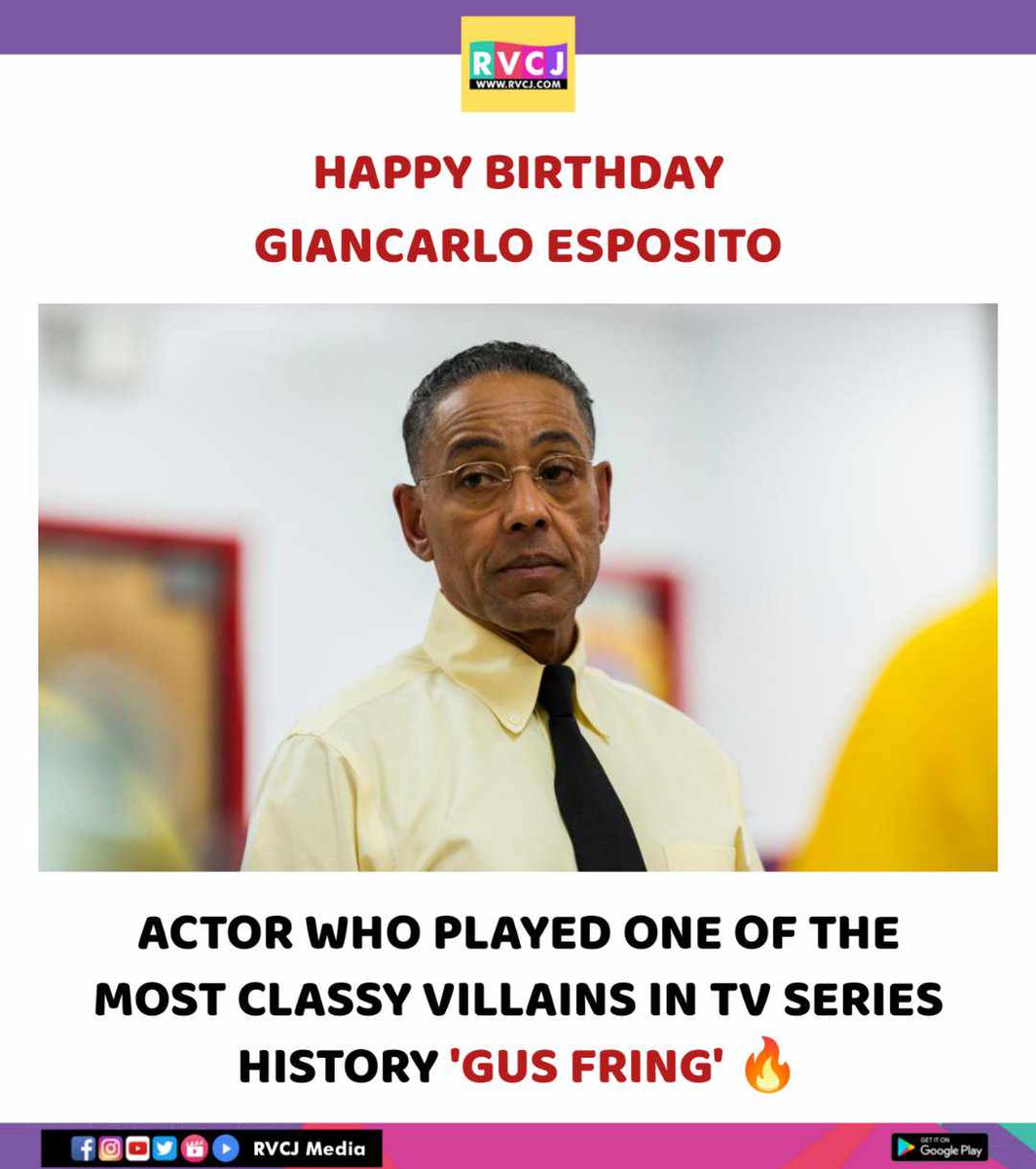 Happy Birthday Giancarlo Esposito

#giancarloesposito #breakingbad #gusfring