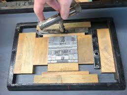 #vss365 

A personal debate-

“Is it more correct to write: quoin a phrase than to write: #coin a phrase?”

High school, back in my day, offered mostly boys the chance to learn about old style letterpress printing. We started by setting individual lead type characters in a…