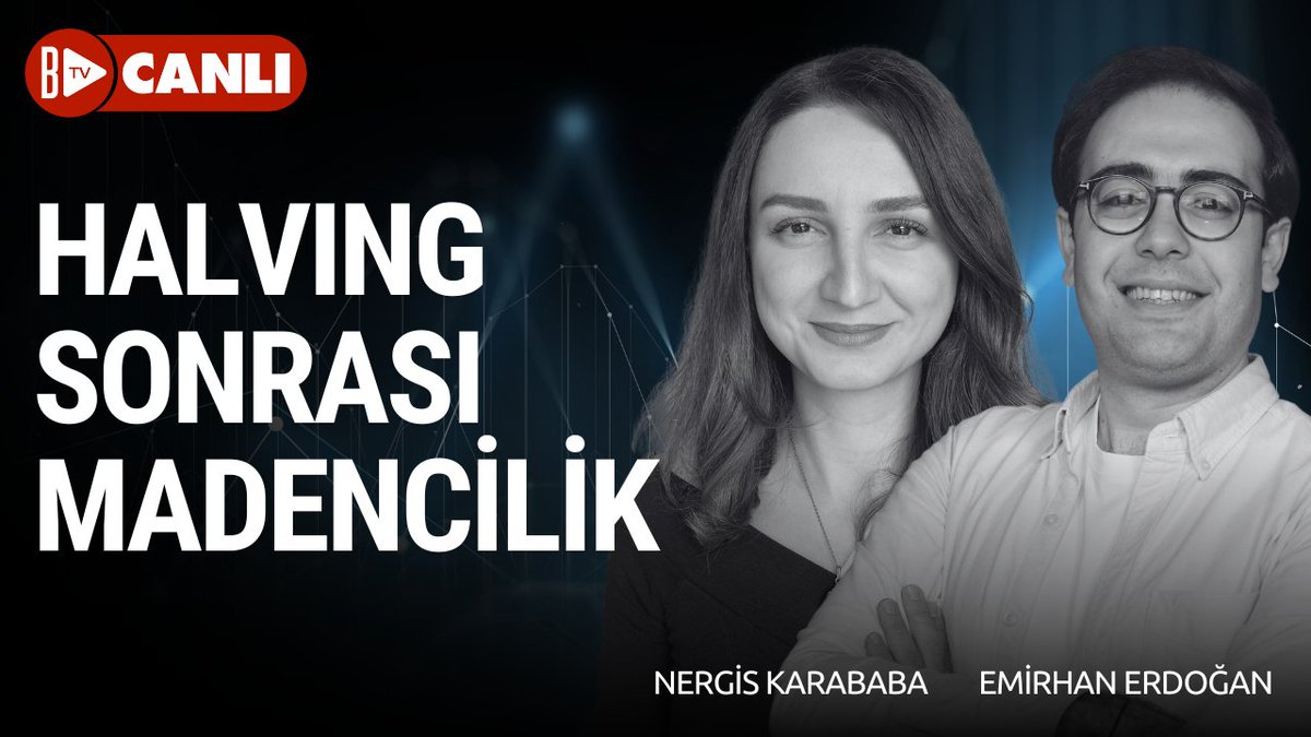 🔹 Spot #Ether ETF'leri Mayıs'ta onaylanmayacak mı? 🔹 Hong Kong'da #Bitcoin ve Ether ETF'leri @ParibuCom Araştırma İçerikleri Yöneticisi @nergiskarababa, @eemirhanerdogan’ın bugün 15.00'te konuğu olarak gündemi yorumluyor. ▶️ youtube.com/live/MdrSDxYTW…