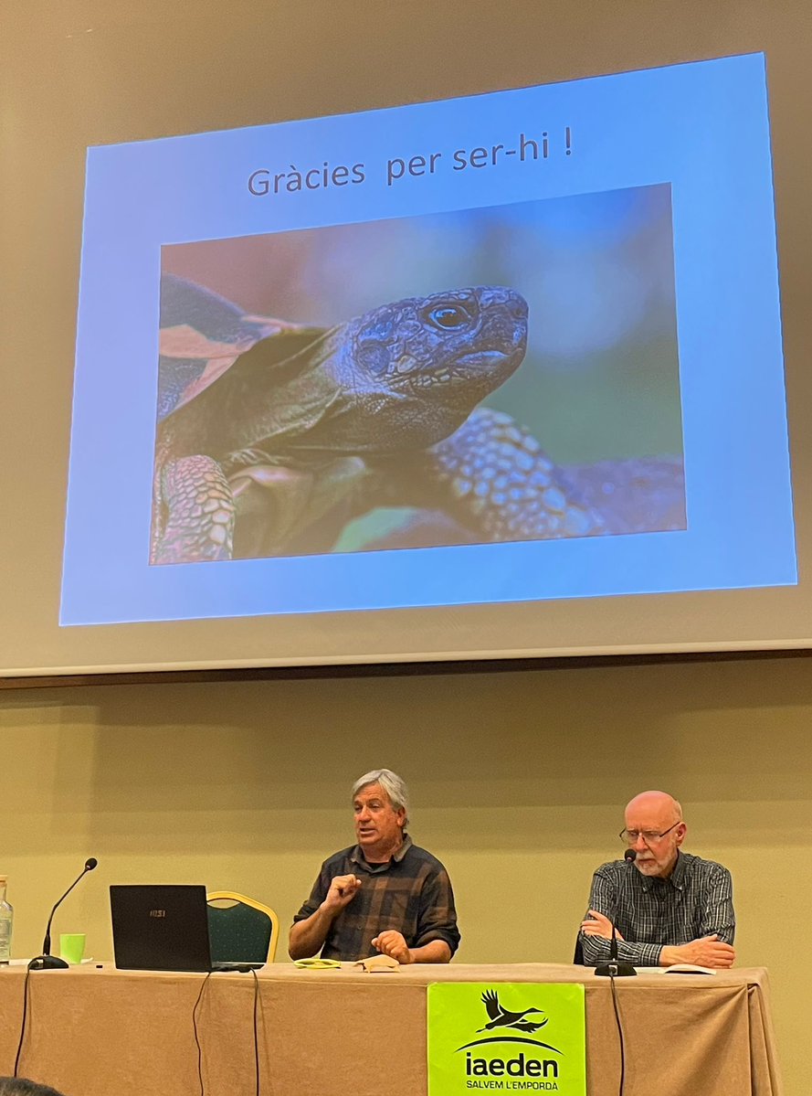 Gràcies a tots els assistents a la xerrada d'ahir🙌. El magnífic @BudoJoan ens va explicar coses molt interessants sobre les tortugues de l'Albera. 💚 Va ser tot un èxit‼👌