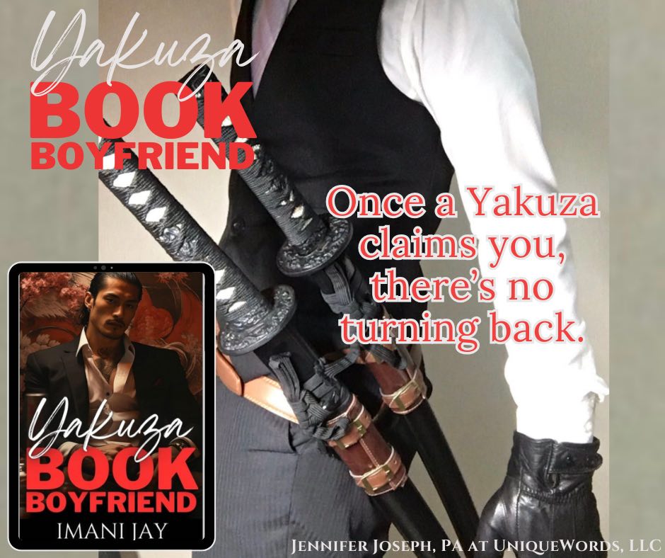 🚩🚩PRE-ORDER ALERT 🚩🚩

YAKUZA Book Boyfriend: (Book Boyfriend Dating Agency) By Imani Jay 
⬇️⬇️⬇️
amazon.com/YAKUZA-Book-Bo…?

#bookboyfriend #comingsoon2024 #MulticulturalRomances #AlphaMaleRomance #yakuza 
Author: @AuthorImani
Promoter: @UniquelyYours2,LLC