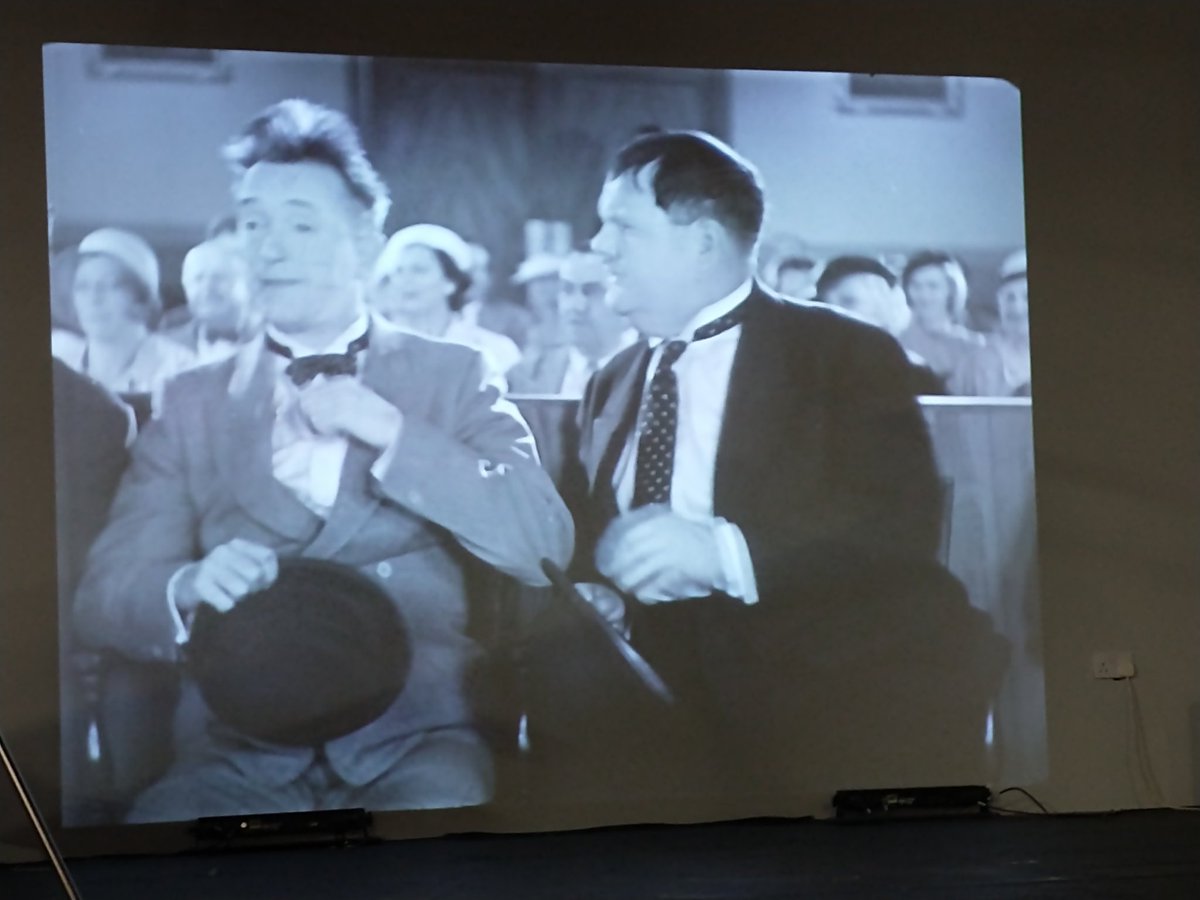 Watching the greatest comedy double act in history in Ulverston @Stan_And_Ollie