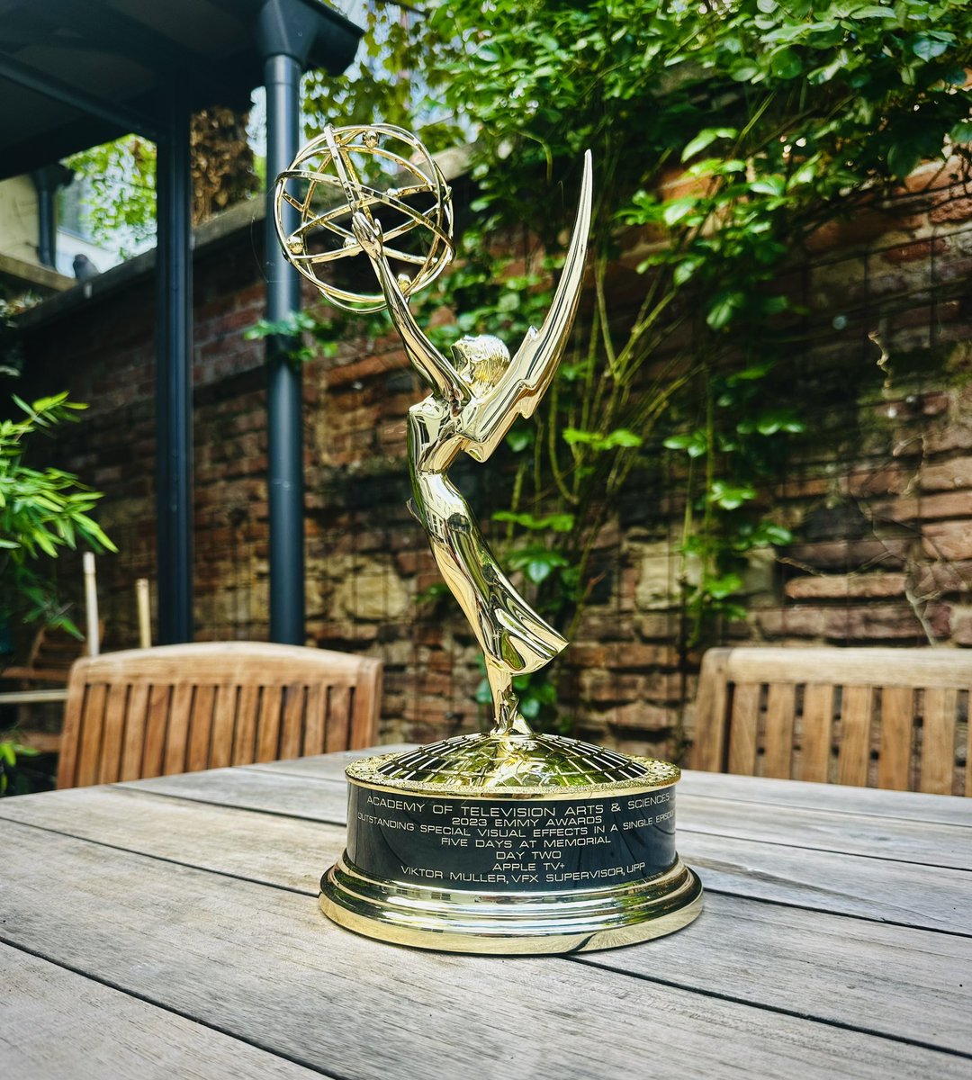Our girl has arrived. 

Thank you to the @TelevisionAcad, the team from @AppleTV, the entire creative team from #FiveDaysAtMemorial and, of course everyone at UPP who worked to bring this powerful project to life on screen. #EmmyWinner #Emmys #PrimetimeEmmyAwards