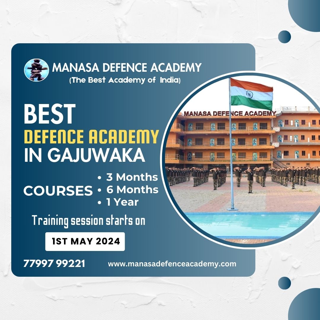 BEST DEFENCE ACADEMY IN GAJUWAKA #defenceacademy #bestacademy #trending #viral 

https://manasadefenceacademy1.blogspo... 

Are you looking for the best defence academy in Gajuwaka? Look no further! 

#defenceacademy #bestdefence  #gajuwakadefence #defencetraining #trending