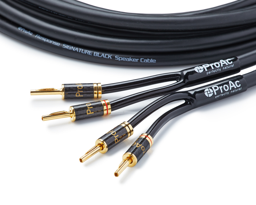 #featurefriday
We think a premium loudspeaker deserves to have a premium speaker cable.

The ProAc Signature Black cable comes in 3 or 5 metre pairs (other lengths available on request) complimented with our gold anodised & carbon fibre plugs.
#cables #hificables #proac