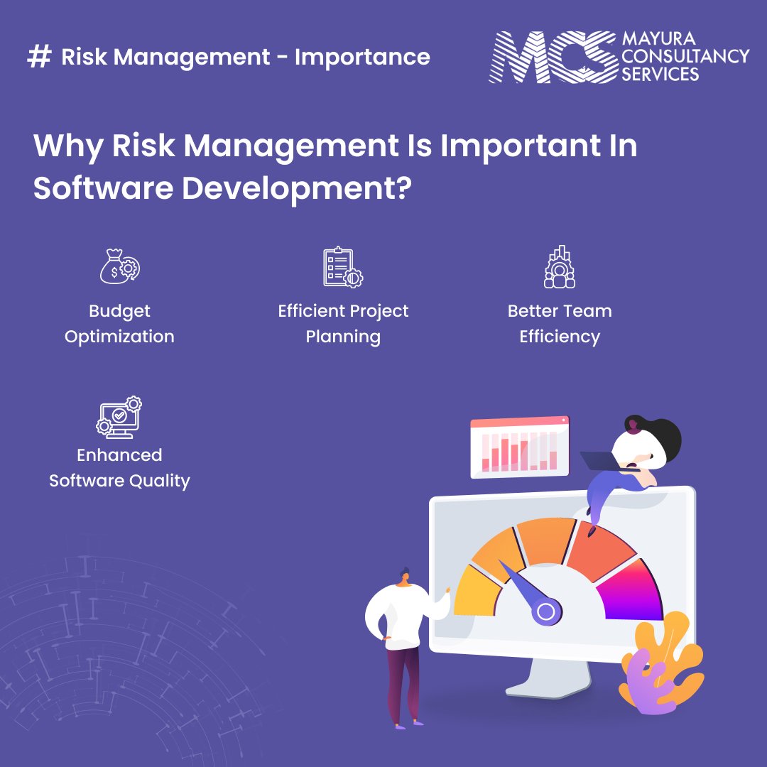 🔥 Risk management is the secret to software development success!
Explore why managing risks is important in software development. 💻⚠️

Follow @mayura_mcs for all the latest updates. 💫

#SoftwareDevelopment #successful  
#technology #DigitalTransformation #teambuilding