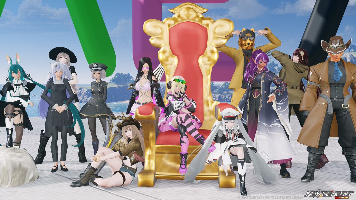 昨日ムパンさんの誕生日会がありました！
改めておめでとうございます！
#PSO2NGS 
#PSO2NGS_SS