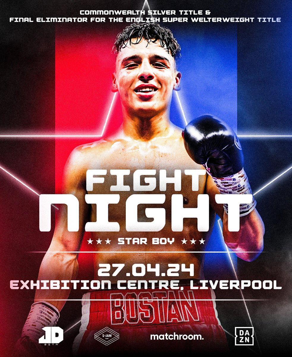 Entertainment is 𝐠𝐮𝐚𝐫𝐚𝐧𝐭𝐞𝐞𝐝 with a @jdbostan fight night 💫 #BostanMartin | @MatchroomBoxing
