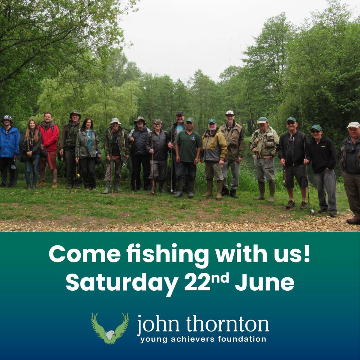 Come fishing with us on Saturday 22nd June 🎣 The price is £80 for 4 fish which includes a donation to the charity and a day rod licence will be required. Tea and coffee will be served during the day and BBQ hot dogs will be provided at midday. #fishing #charity #JTYAF