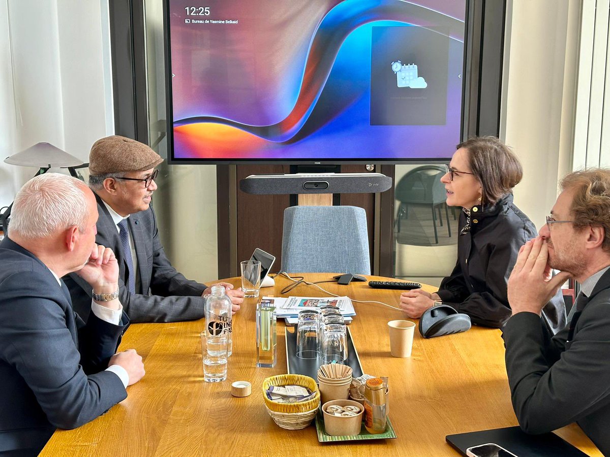 Pleased to be at @institutpasteur, which has been a leading institution promoting science and research for the benefit of health for all, and is today’s host of the #DefeatMeningitis High-Level meeting. Merci beaucoup President Yasmine Belkaid for your warm welcome and…