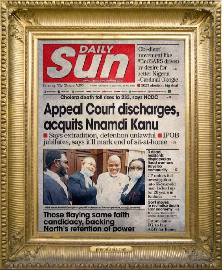@Afunwa77329 Unconditional release of Nnamdi Kanu is now.
#FreeNnamdiKanu #EndNigeria_NowToSaveLives