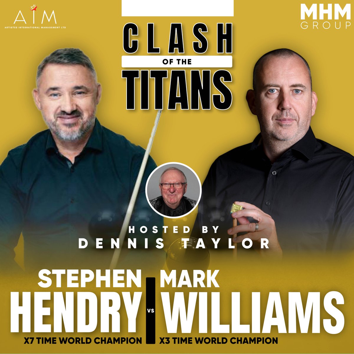 🎱 Bring a friend to see SNOOKER GREATS + get £10 off 2 tickets using promo code SNOOKER10 (Limited discount tickets available so don't delay, book today!) Join Snooker Legends @SHendry775 @markwil147 & @dennistaylor147 on 13 June @ Huddersfield Town Hall bit.ly/495taUN