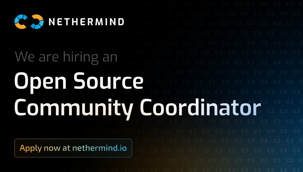 Come help us scale open-source communities on Ethereum and Starknet! If you're a community builder who loves and thrives on supporting and uplifting projects, developers, and contributors, we’d like to hear from you! Experience in open-source software development, strong…