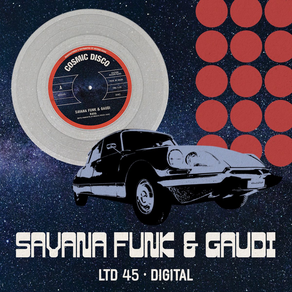 Liftoff! Savana Funk & @gaudi_music's ltd edition Raha / Orewa Afro-disco 7” is out today. Get a copy at your favorite record store worldwide or online here: found.ee/RKDIGI140 Produced by Gaudi 🔥 #outnow #recordkicks #afrodisco
