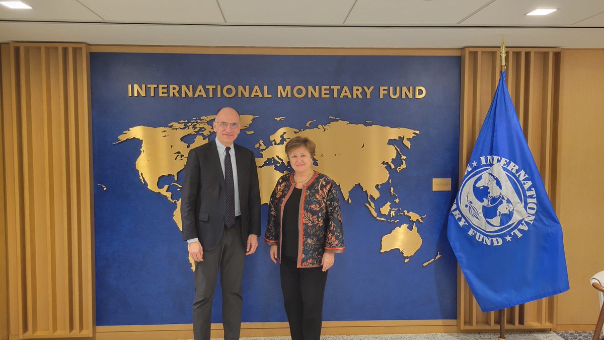 Meaningful exchange with ⁦@KGeorgieva⁩ in Washington at #IMF.  Many thanks for comments and proposals on the Report on the Future of the 🇪🇺 #SingleMarket. ⁦@IMFNews⁩ ⁦@DelorsInstitute⁩ ⁦@DelorsBerlin⁩ ⁦@DelorsEurope⁩