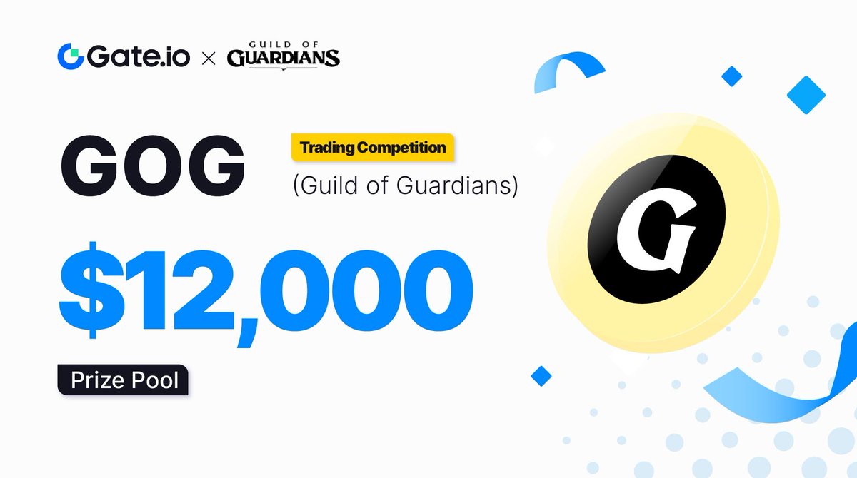 🏆 A Mobile Squad RPG : Dive into $GOG Trading Competition and Split a $12,000 Prize Pool! ⏰ Time: End at 06:00 AM, May 3 (UTC) 📌 To Enter: 🔸 Follow @gate_io, @Gateio_Startup & @GuildOfGuardian 🔸 RT & Like 🔗 Details: gate.io/article/36210 #Gateio #GOG