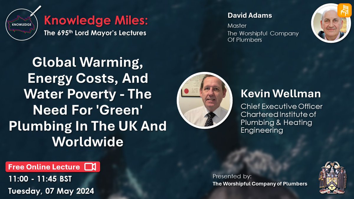 Next on Knowledge Miles, Kevin Wellman will speak about the global challenge of meeting the demand for 'low temperature' or 'low carbon' plumbing and heating, as Deputy Chair of the World Plumbing Council. #connecttoprosper

Register here: attendee.gotowebinar.com/register/37946…