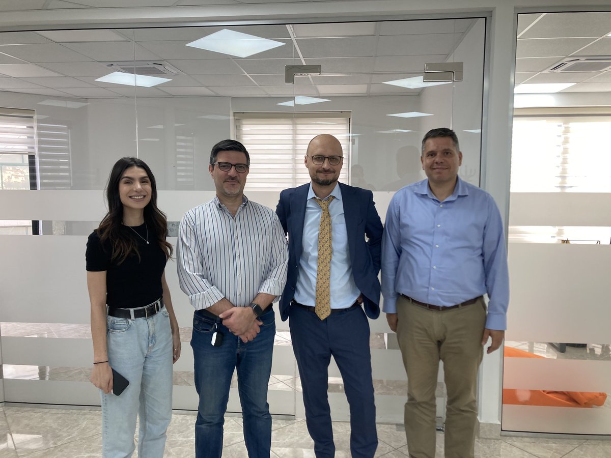 It was a real pleasure to meet dear friend and one of the leading personalities of the Palestinian tech scene Mr. @laithkassis and his colleagues to discuss shared interests.