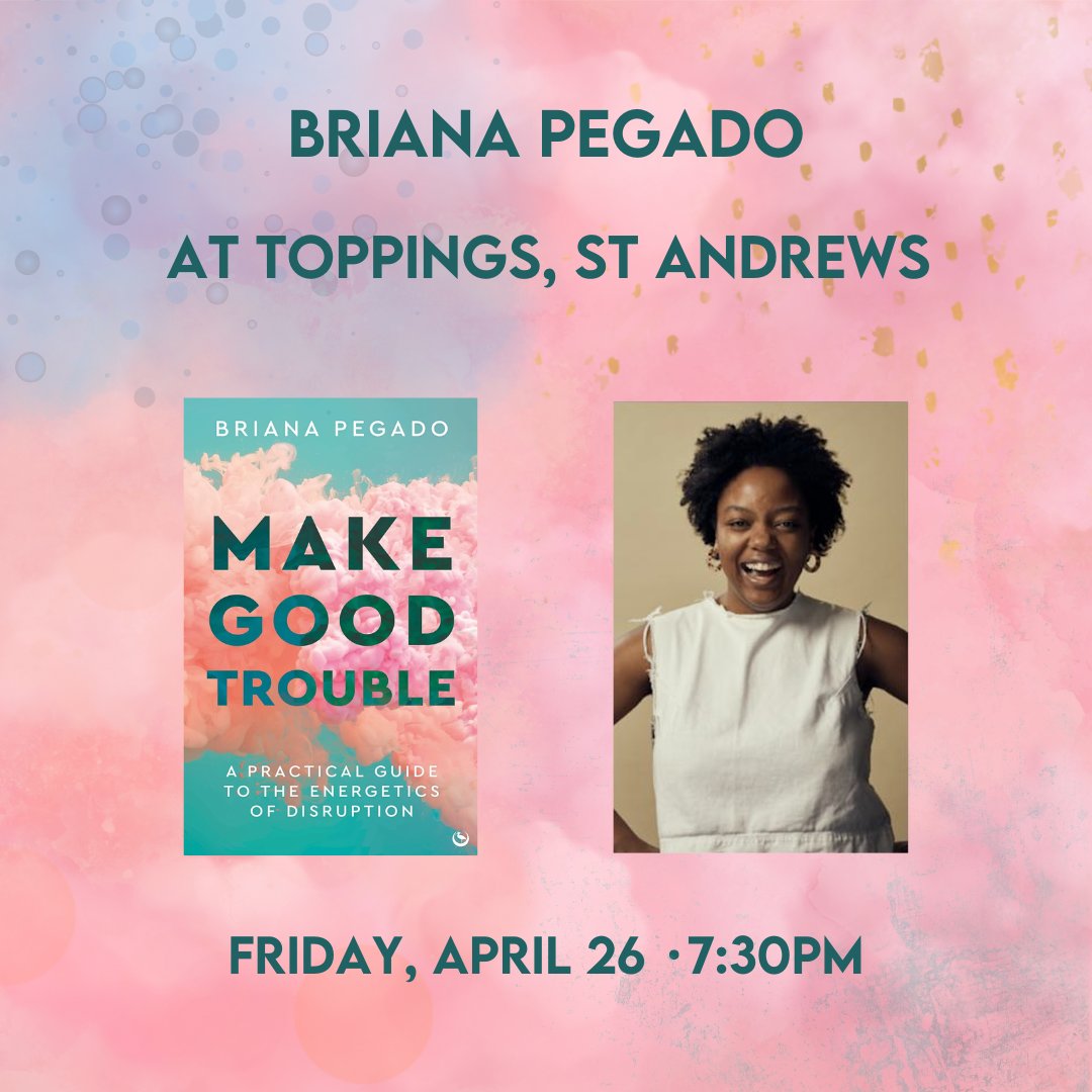 Join me tonight at @ToppingsStAs to hear me talk about my debut book MAKE GOOD TROUBLE. I'll be discussing how to harness the energetics of disruption to catalyse change in your own life and in society as a whole. Grab your tickets here: toppingbooks.co.uk/events/st-andr…