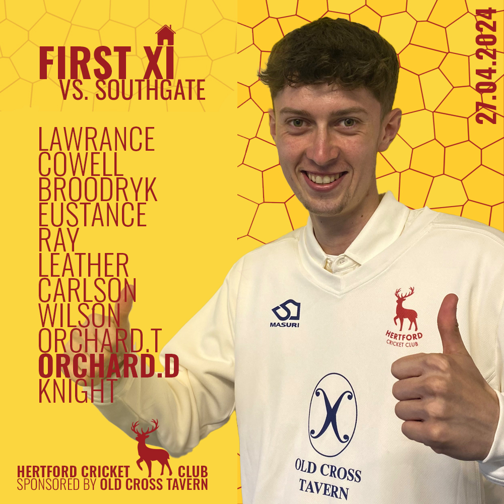 Thumbs up all-round!

👍 2024 pre-season begins tomorrow
👍 New kit sponsored by <a href="/OldCrossTavern/">Old Cross Tavern</a> 
👍 Dan Orchard back at HCC

Looking forward to 3 games this weekend:
Sat: 1st XI home to <a href="/SouthgateCC/">Southgate Cricket Club</a>; 2nd XI away to same oppo
Sun: 1st XI home to <a href="/Chingford_CC/">Chingford Cricket Club</a> in the ECB Nat Cup