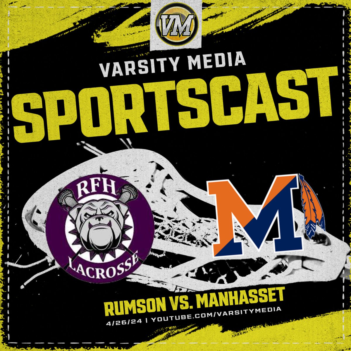 🚨 TODAY 🚨 🥍 @RFH_Regional vs @Manhasset 🕰️ 6 PM 🎙️ @Dylan_Butler | Tom Rooney 📺tinyurl.com/3nx6ukhj