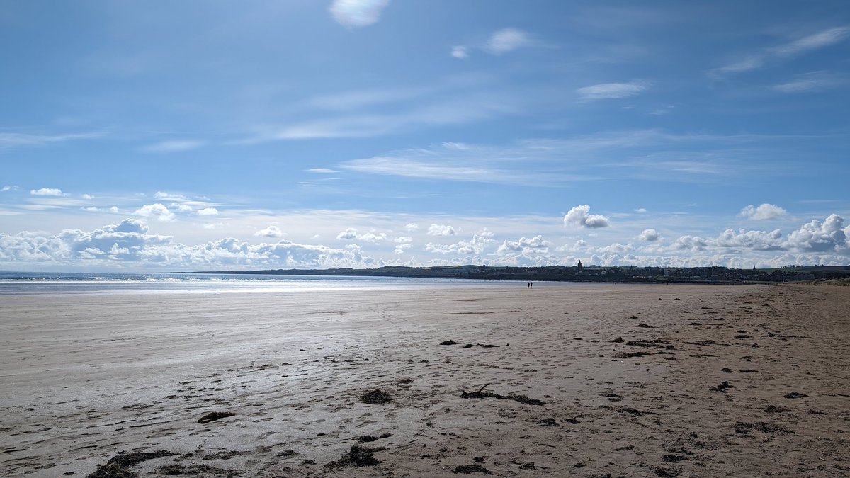 Morning walk at St Andrews 🚶🚶😎😎 #OutAndAboutScotland